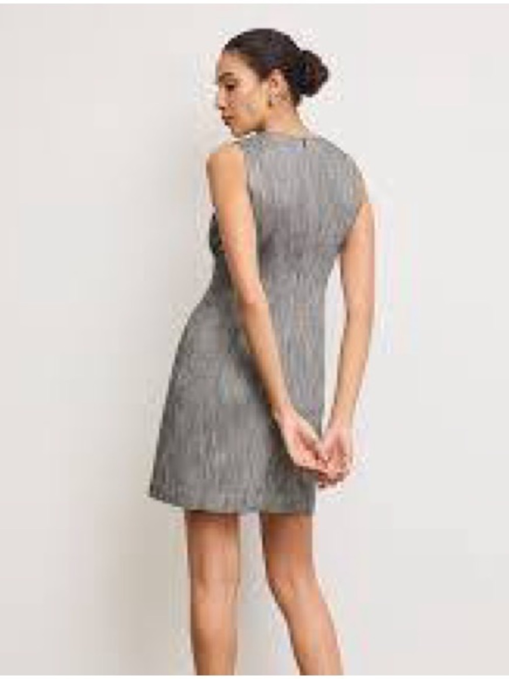 MM.LaFleur Grey Sleeveless‎ Shift Dress